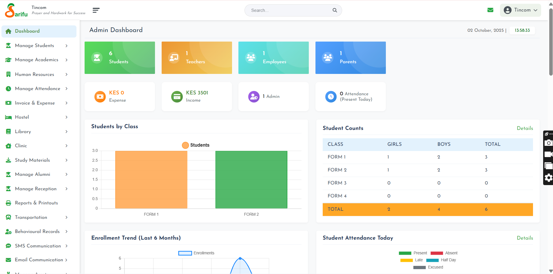 School Management System Kenya